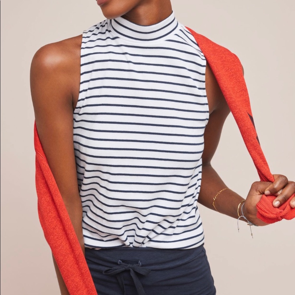 Stateside mock neck tee Anthropologie